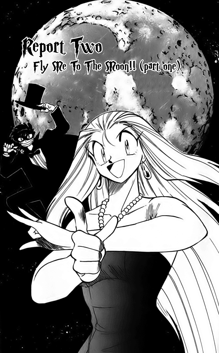Ghost Sweeper Mikami Chapter 25.2 page 1 - Vol.25 Chapter 2: Report 2 - Fly Me to the Moon!! (Part One)