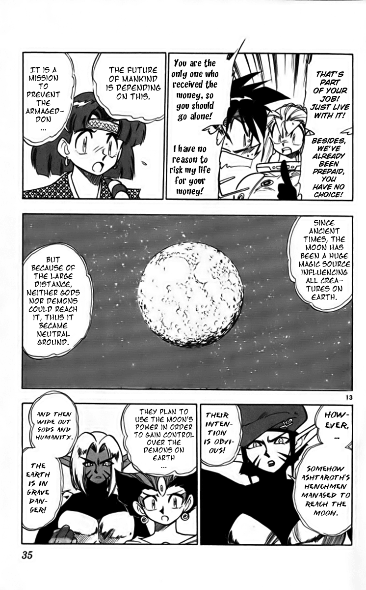 Ghost Sweeper Mikami Chapter 25.2 page 13 - Vol.25 Chapter 2: Report 2 - Fly Me to the Moon!! (Part One)