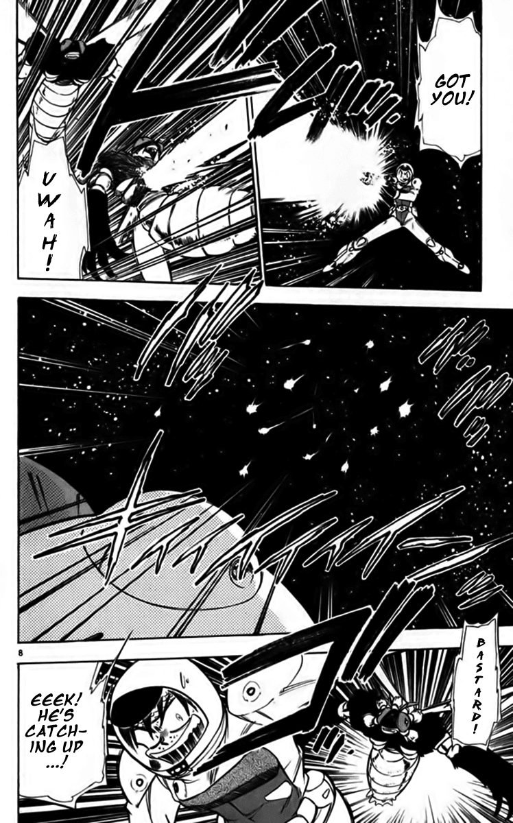 Ghost Sweeper Mikami Chapter 25.4 page 8 - Vol.25 Chapter 4: Report 4 - Fly Me to the Moon!! (Part Three)