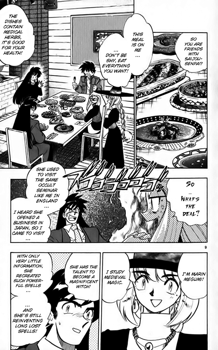 Ghost Sweeper Mikami Chapter 26.2 page 9 - Vol.26 Chapter 2: Report 2 - Master of Magic!! (Part One)