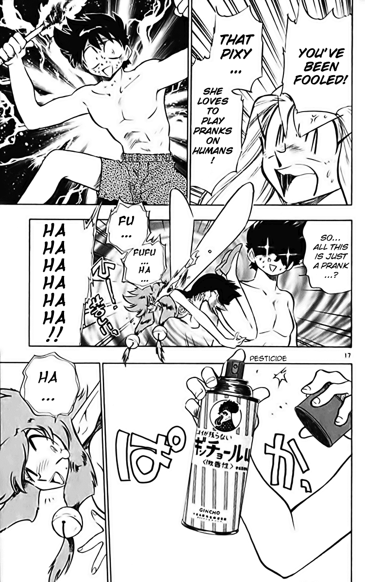 Ghost Sweeper Mikami Chapter 28.7 page 17 - Vol.28 Chapter 7: Report 7 - The Last Pixy!!