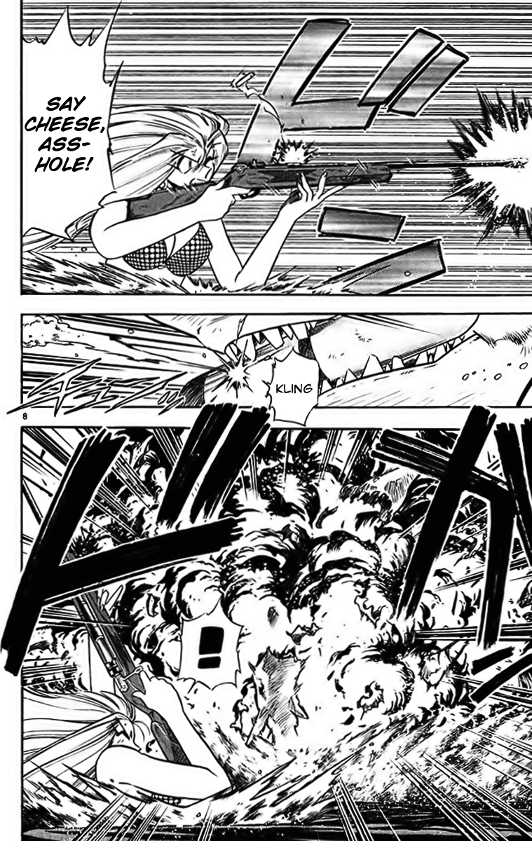 Ghost Sweeper Mikami Chapter 29.2 page 8 - Vol.29 Chapter 2: Report 2 - Danger from the Deep Sea!! (Part Two)