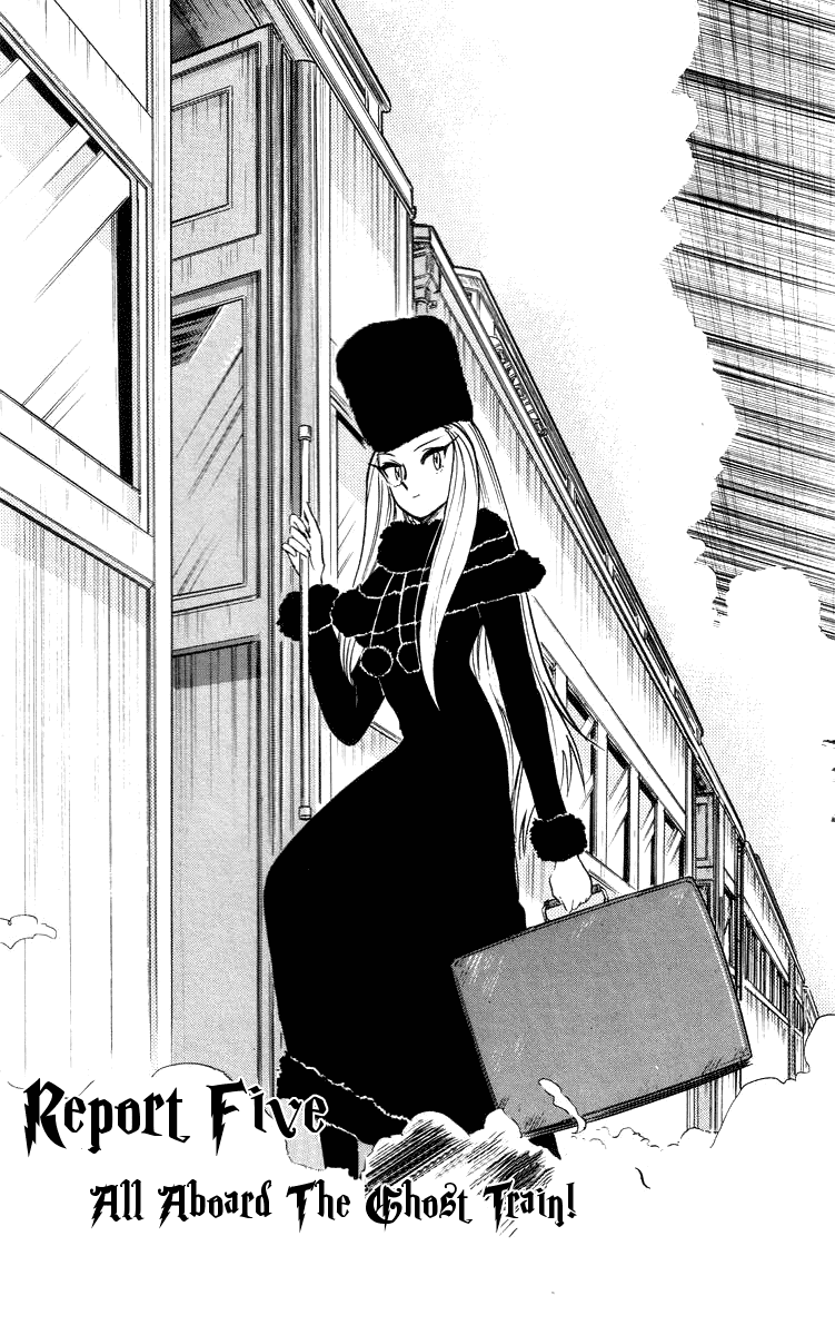 Ghost Sweeper Mikami Chapter 3.5 page 1 - Vol.3 Chapter 5: Report 5 - All Aboard The Ghost Train!