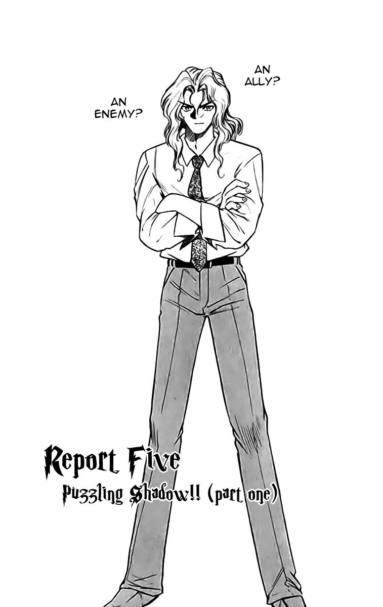 Ghost Sweeper Mikami Chapter 33.5 page 1 - Vol.33 Chapter 5: Report 5 - Puzzling Shadow!! (Part One)