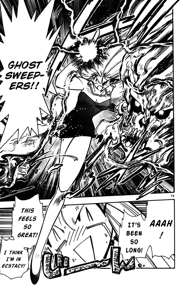 Ghost Sweeper Mikami Chapter 33.6 page 13 - Vol.33 Chapter 6: Report 6 - Puzzling Shadow!! (Part Two)