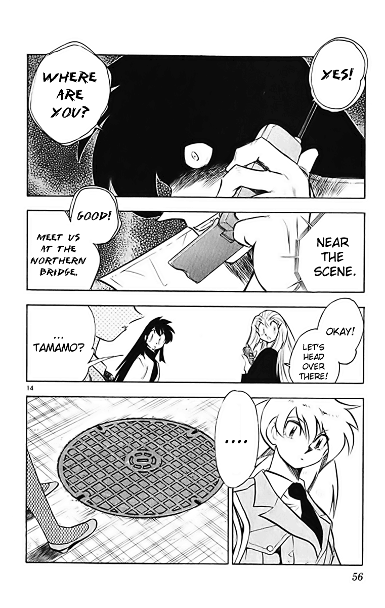 Ghost Sweeper Mikami Chapter 37.3 page 14 - Vol.37 Chapter 3: Report 3 - White Wolf and White Fox!! (Part Four)