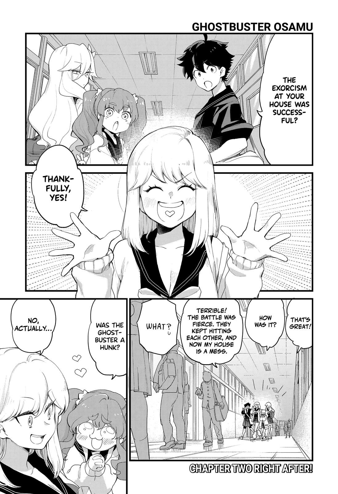 Ghostbuster Osamu Chapter 2 page 1 - Chapter 2