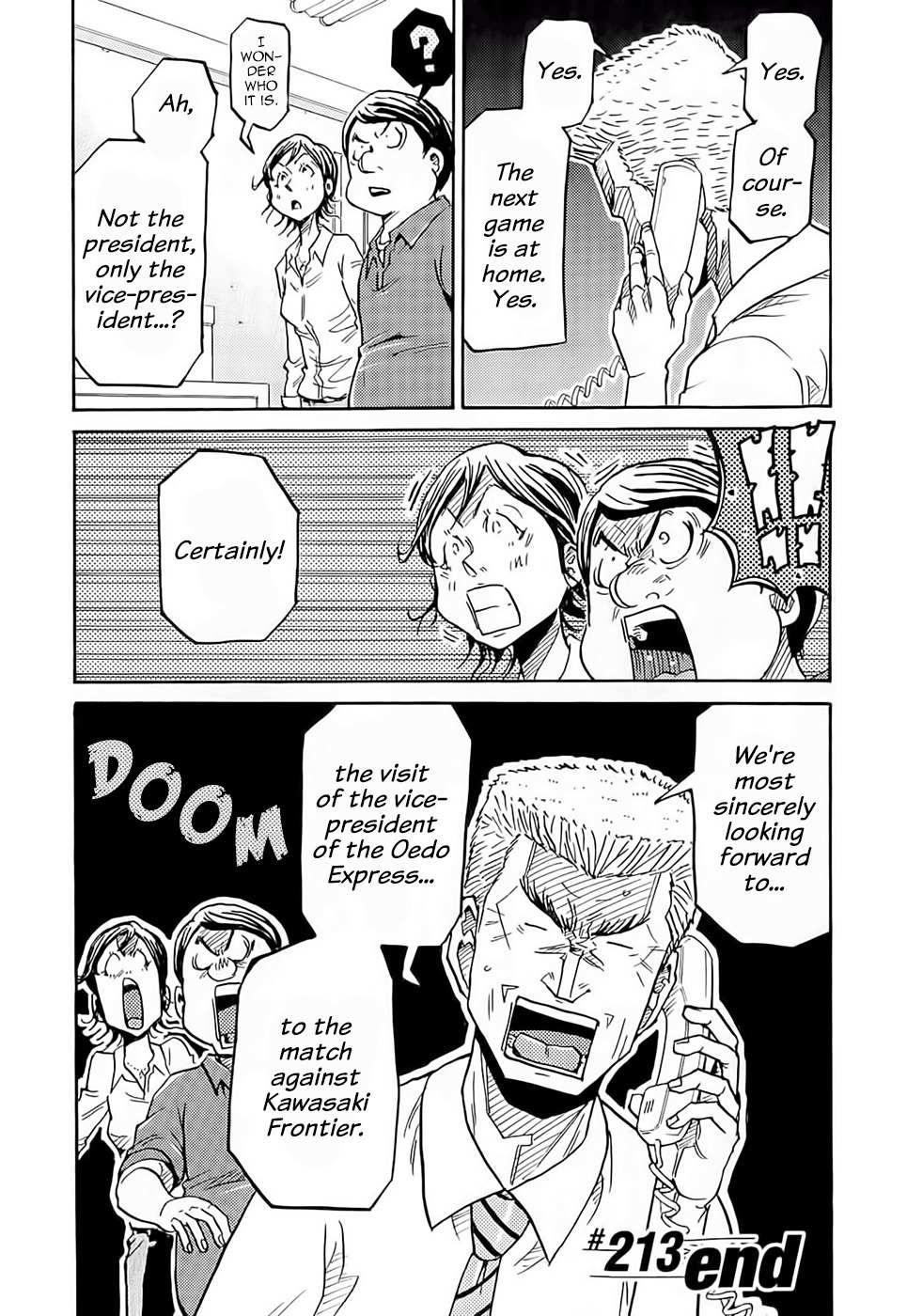 Giant Killing Chapter 213 page 21 - Chapter 213