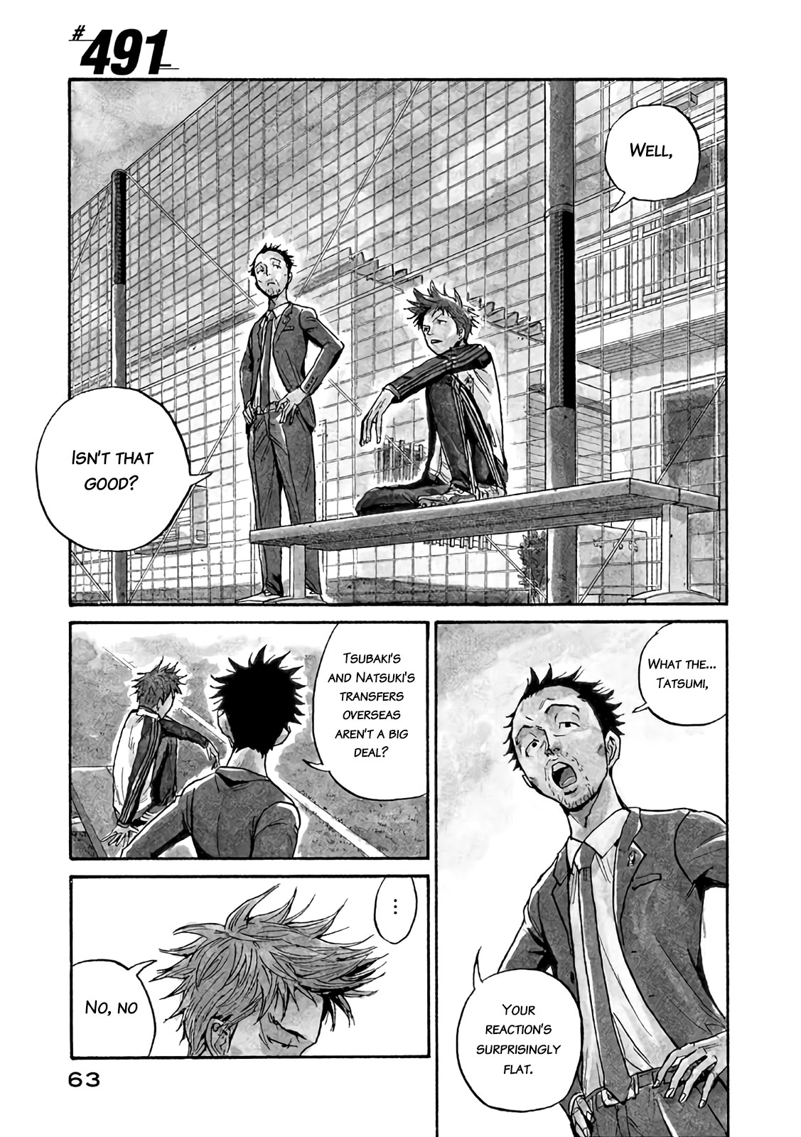 Giant Killing Chapter 491 page 1 - Chapter 491