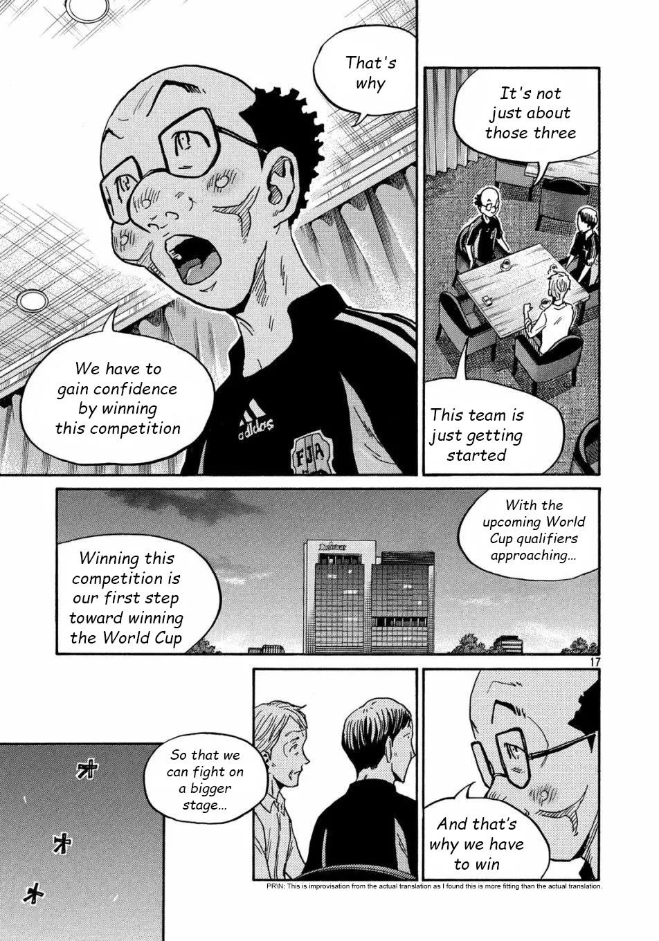 Giant Killing Chapter 517 page 18 - Chapter 517