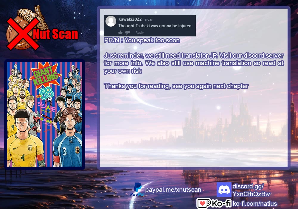Giant Killing Chapter 524 page 25 - Chapter 524