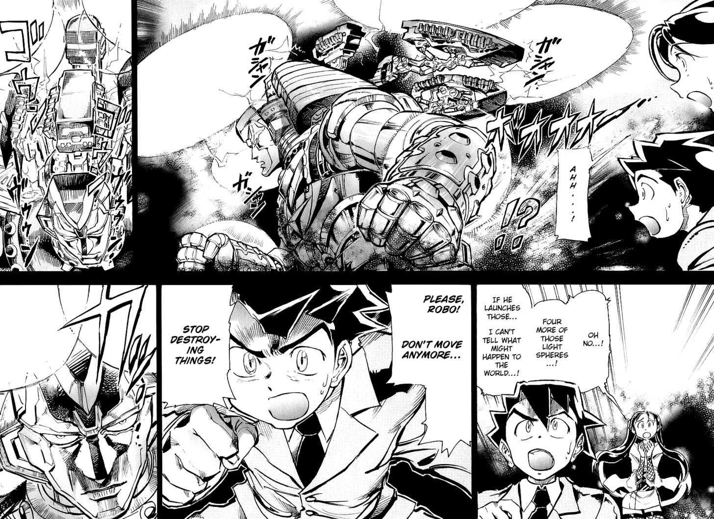 Giant Robo: The Day the Earth Burned Chapter 4 page 16 - Chapter 4 : Birth Part 4 - Ruinous Radiance