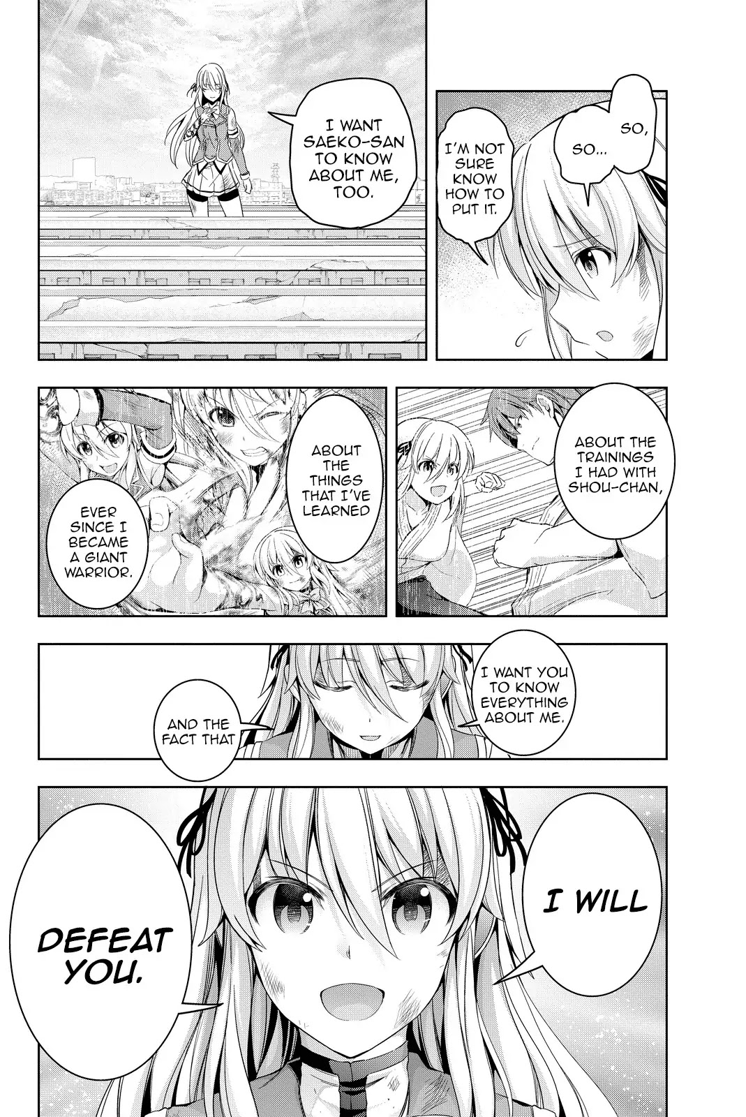 Giant Warrior Nagi Chapter 8 page 30 - Chapter 8: Barrage #8: Thank You, and...