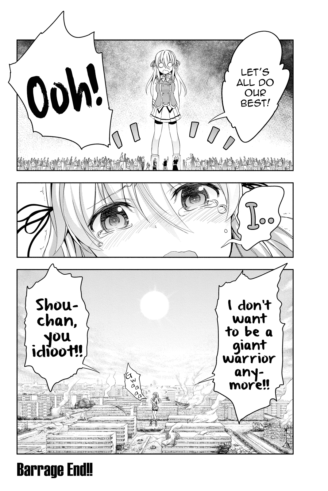 Giant Warrior Nagi Chapter 9 page 36 - Chapter 9: Barrage #9 Giant Warrior [nagi] [END]