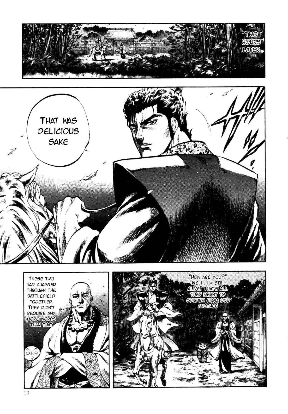 Gifuu Doudou!! Naoe Kanetsugu - Maeda Keiji Tsukigatari Chapter 0 page 15 - Chapter 0: Just and Dignified