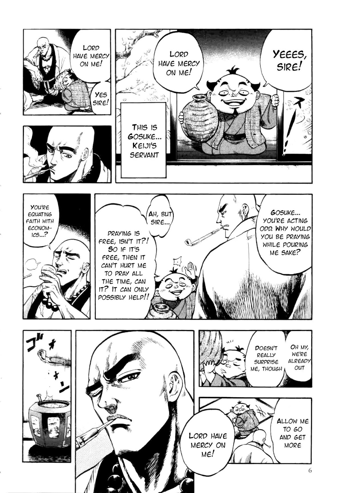Gifuu Doudou!! Naoe Kanetsugu - Maeda Keiji Tsukigatari Chapter 0 page 8 - Chapter 0: Just and Dignified