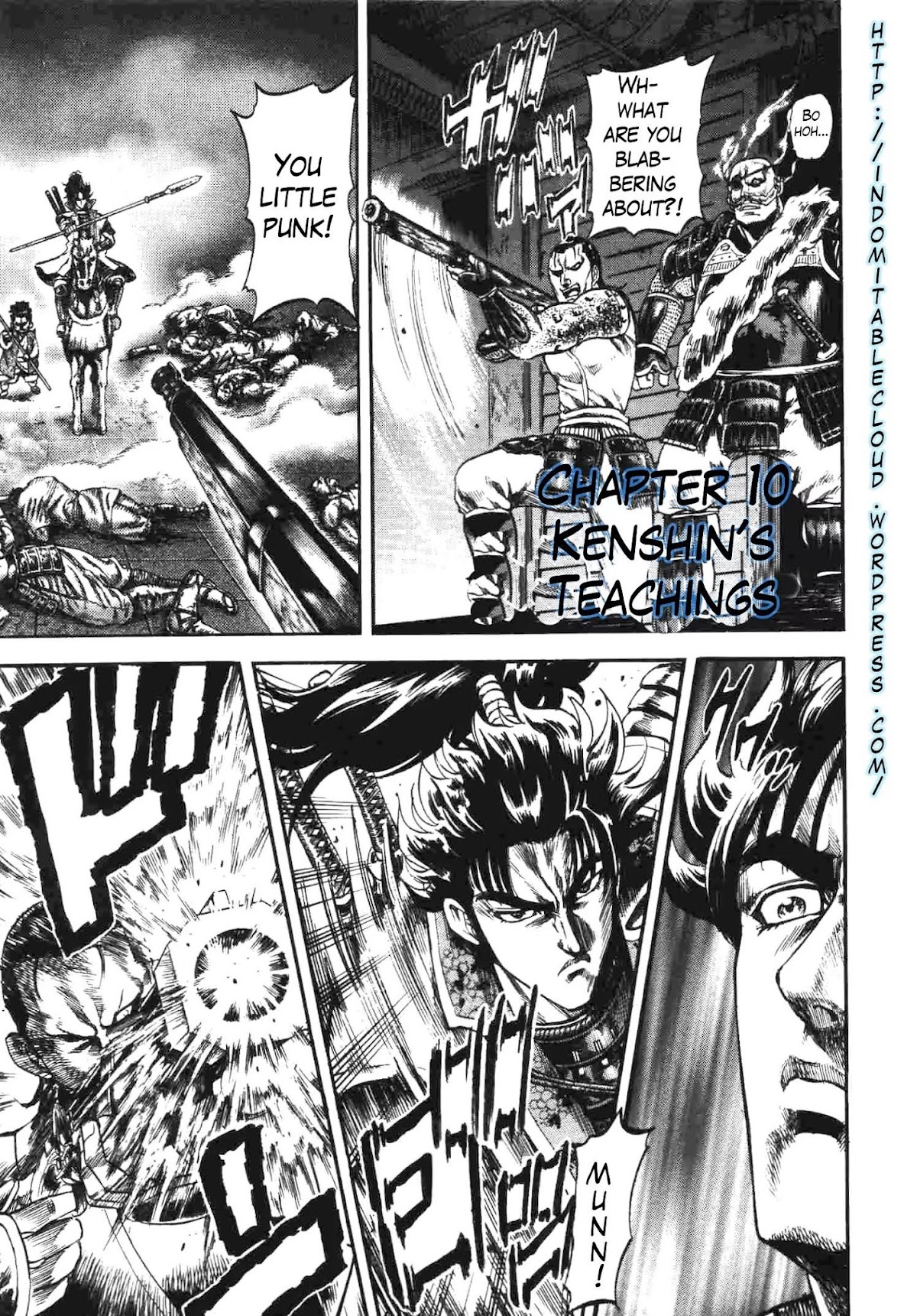 Gifuu Doudou!! Naoe Kanetsugu - Maeda Keiji Tsukigatari Chapter 10 page 1 - Chapter 10: Kenshin's Teachings