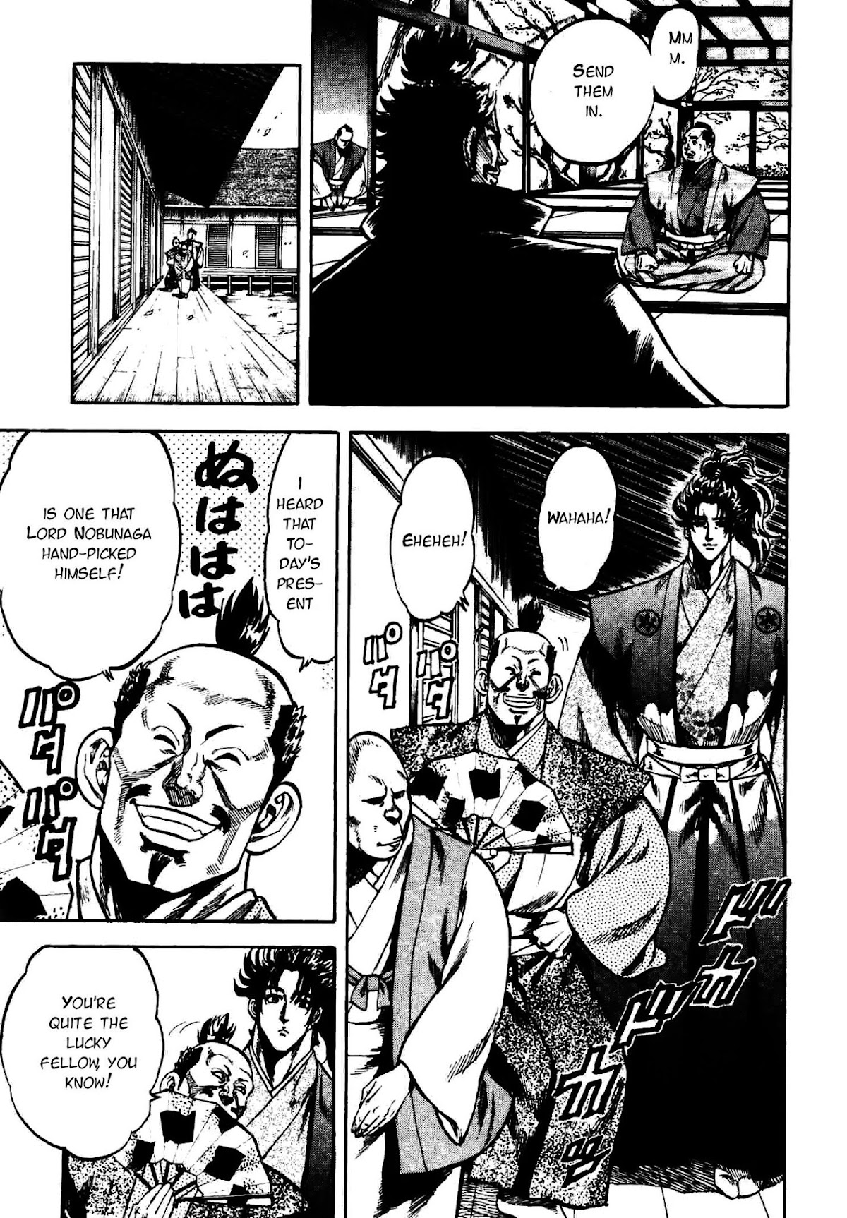Gifuu Doudou!! Naoe Kanetsugu - Maeda Keiji Tsukigatari Chapter 12 page 9 - Chapter 12: Nobunaga's Souvenir