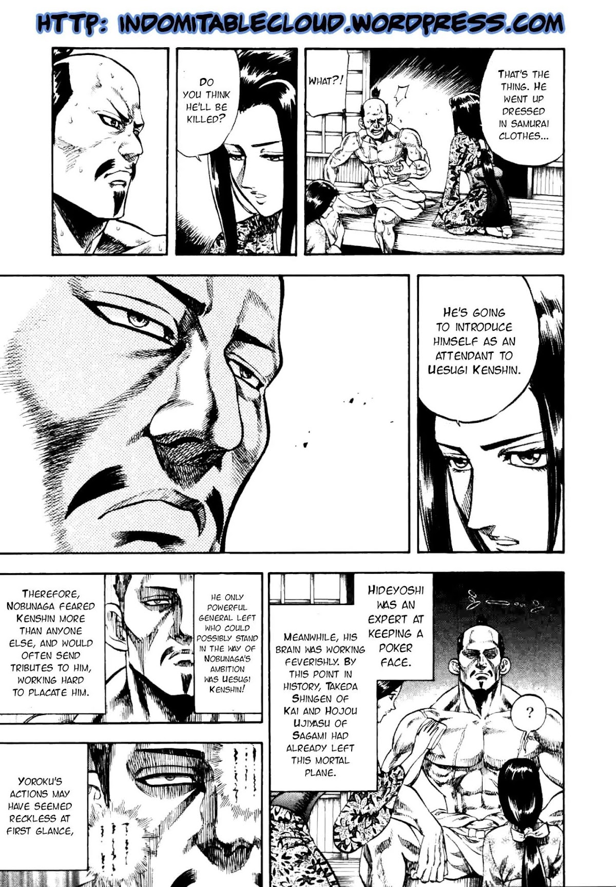 Gifuu Doudou!! Naoe Kanetsugu - Maeda Keiji Tsukigatari Chapter 4 page 5 - Chapter 4: Lawless Above All Common Sense!