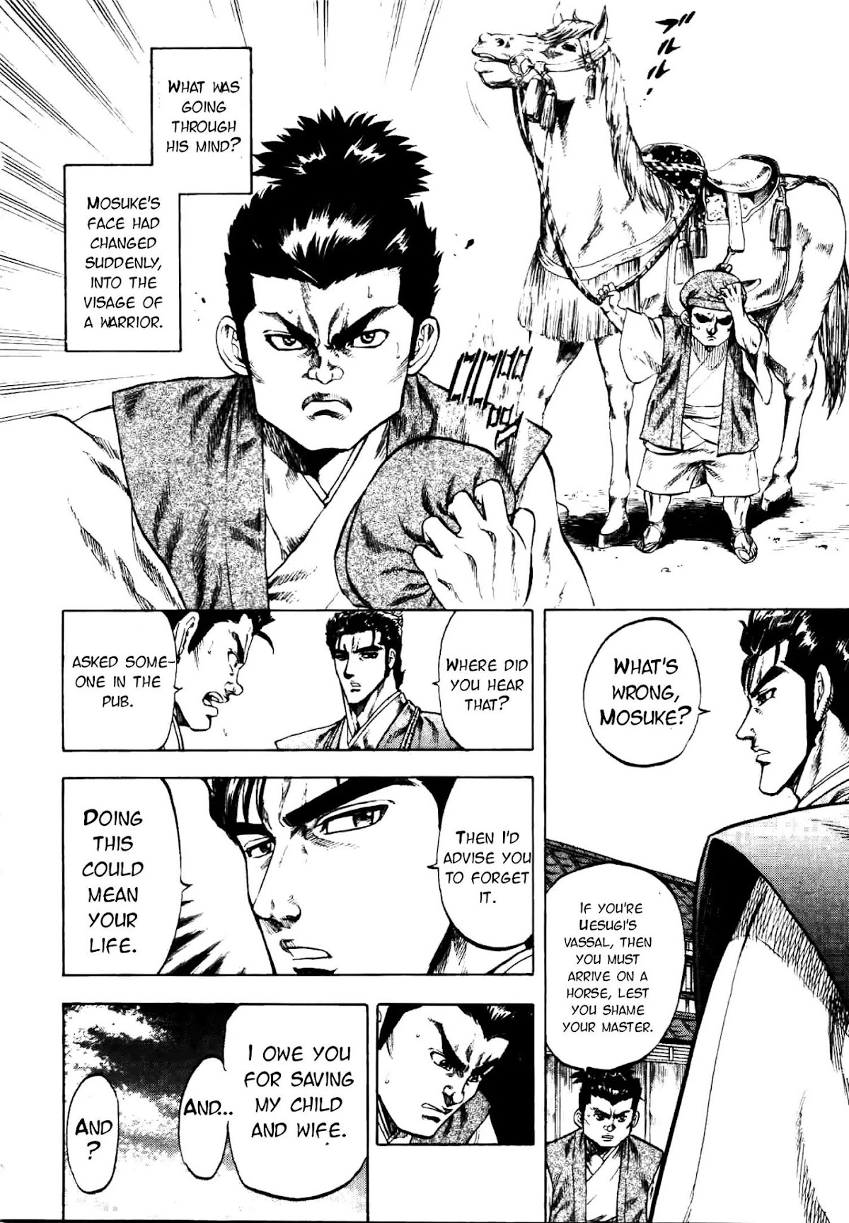 Gifuu Doudou!! Naoe Kanetsugu - Maeda Keiji Tsukigatari Chapter 4 page 8 - Chapter 4: Lawless Above All Common Sense!