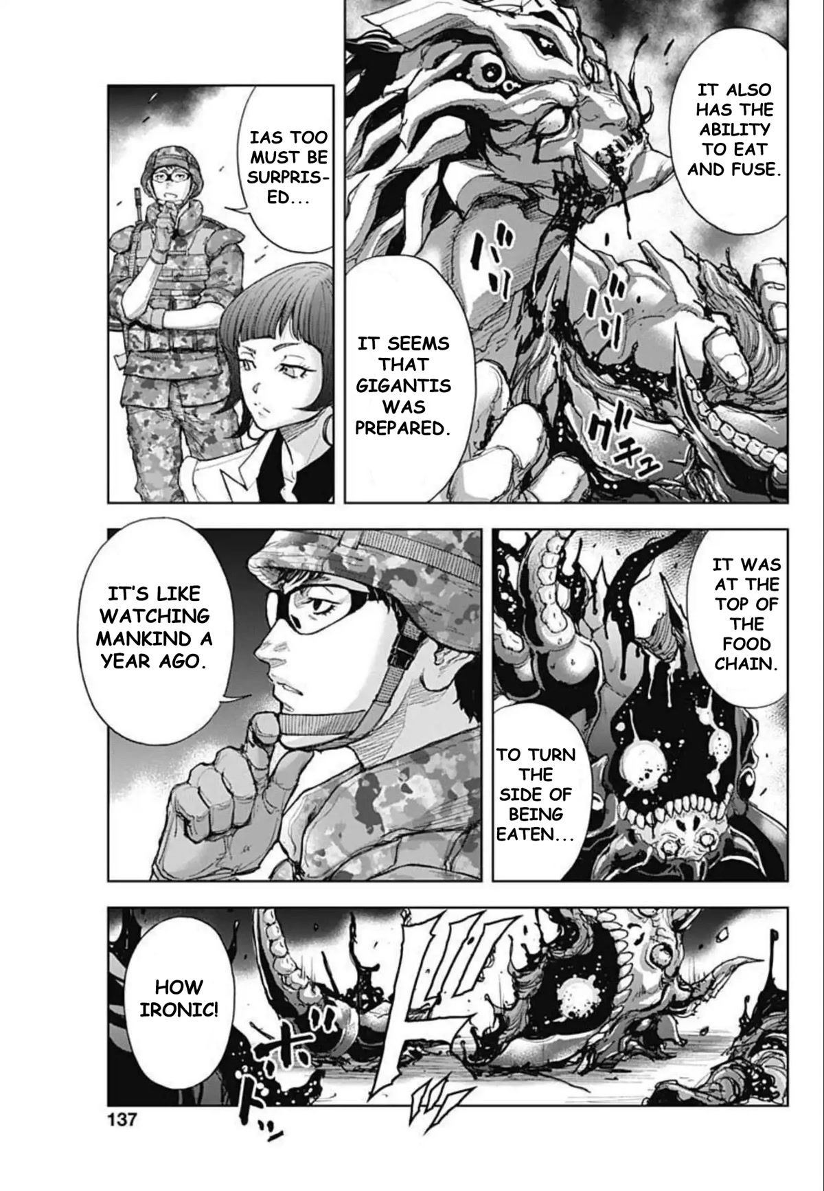 Gigantis Chapter 16 page 17 - Chapter 16: Bombardment