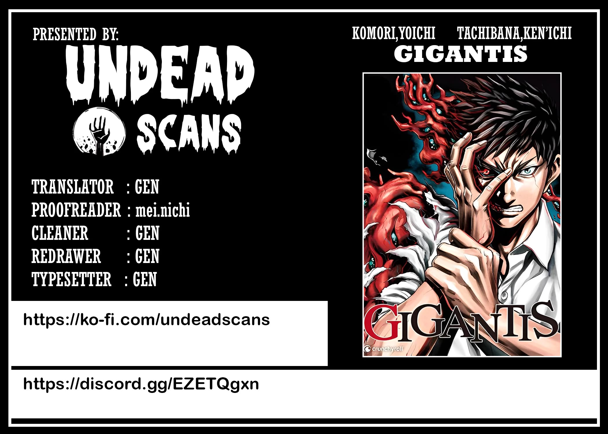 Gigantis Chapter 39 page 1 - Chapter 39: Wolfsbane [END]