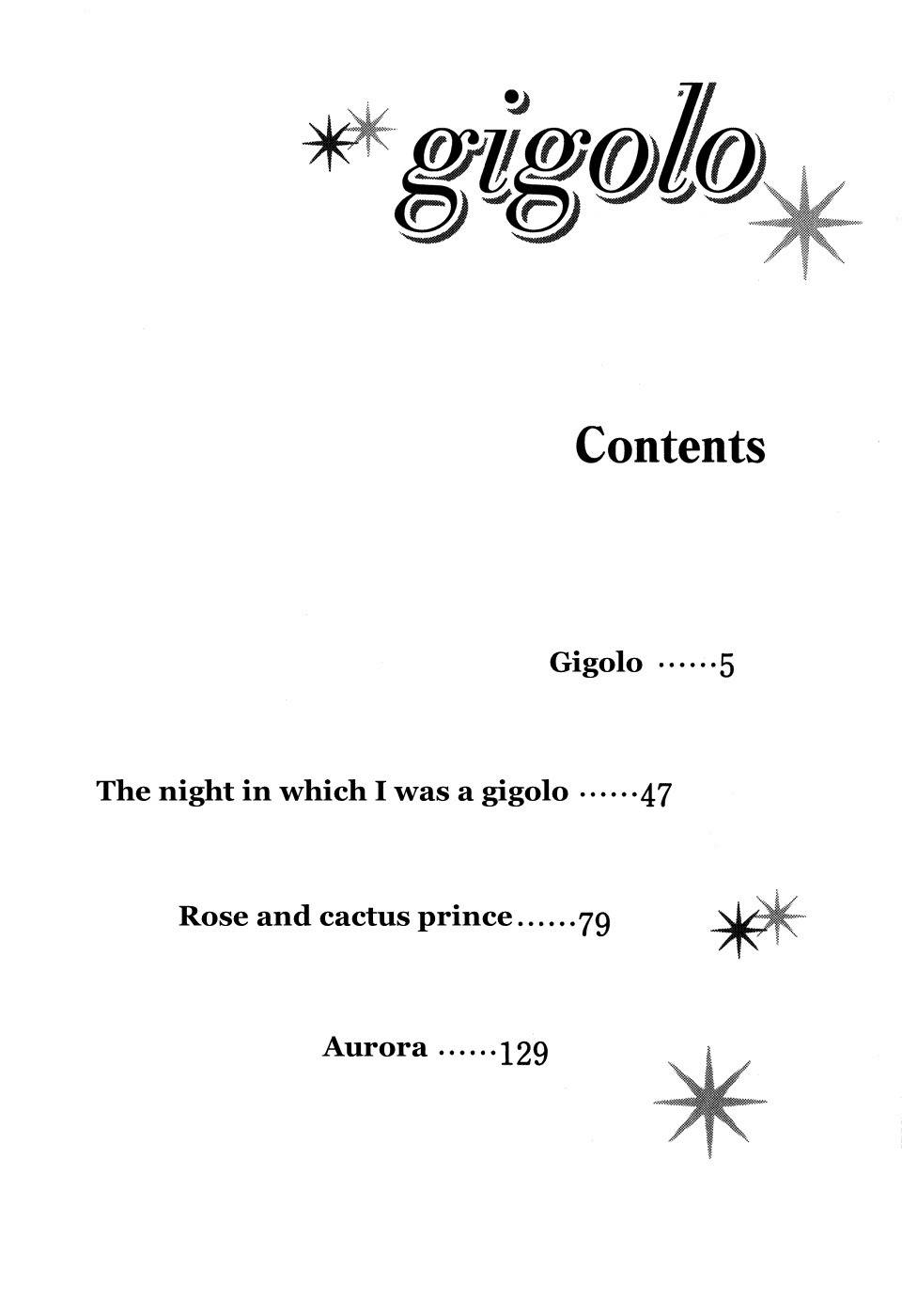 Gigolo (SAITOU Chiho) Chapter 1 page 4 - Chapter 1: Gigolo