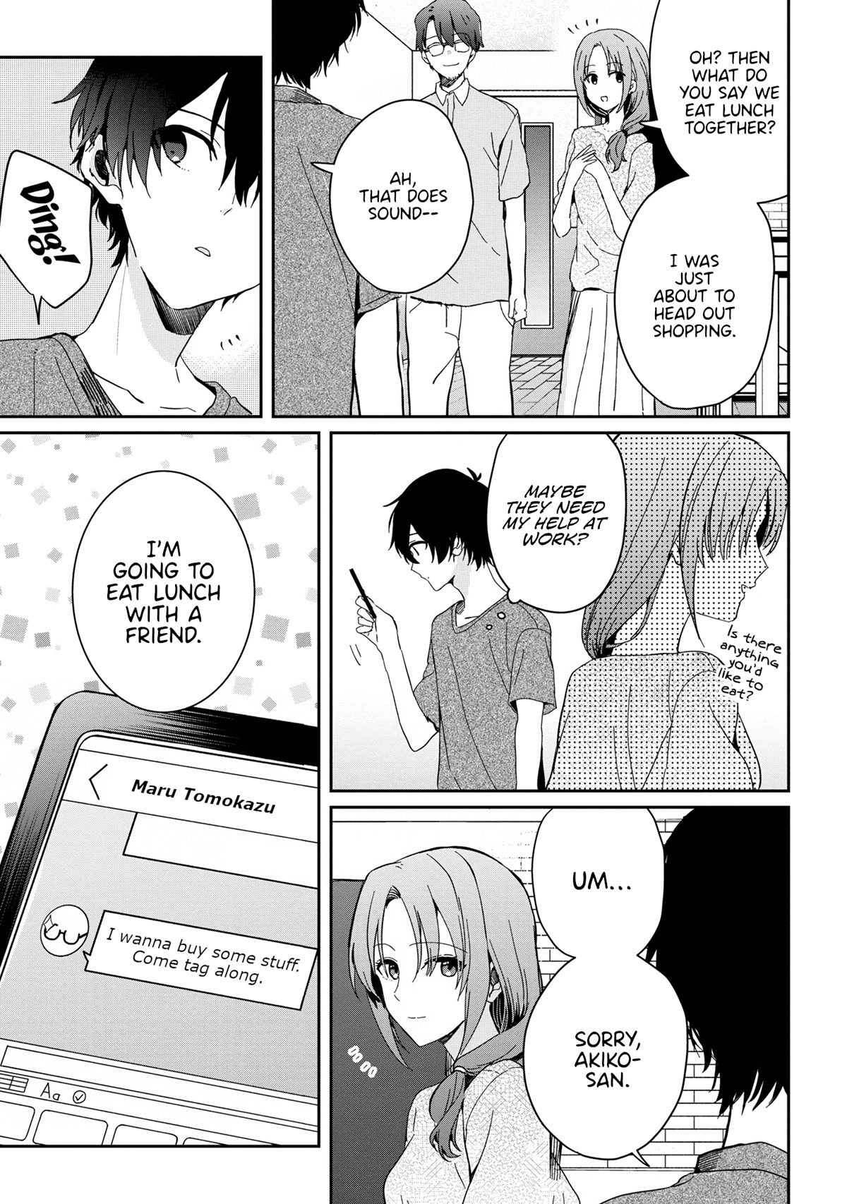Gimai Seikatsu Chapter 13.1 page 5 - Chapter 13.1