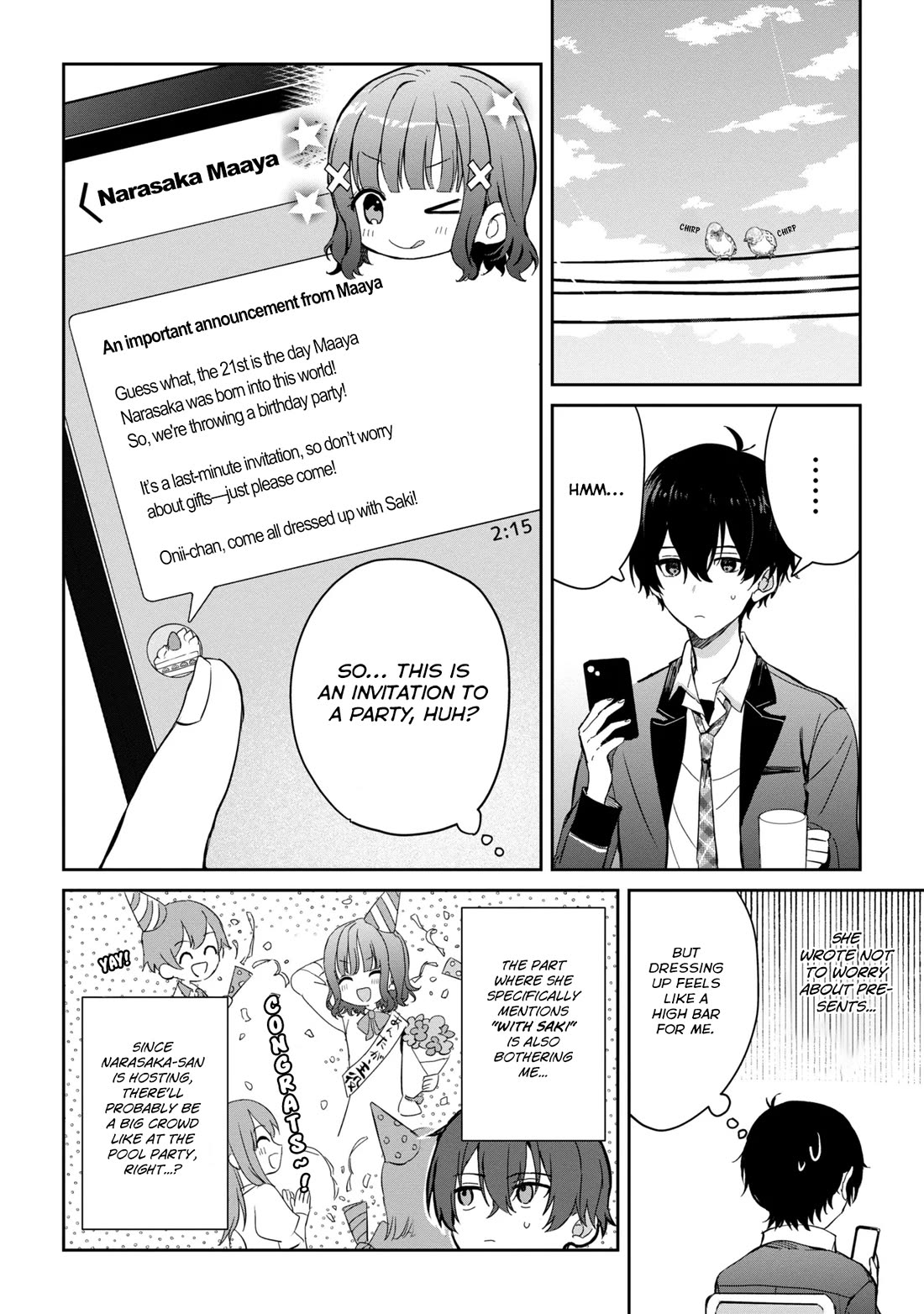 Gimai Seikatsu Chapter 24.2 page 1 - Chapter 24.2