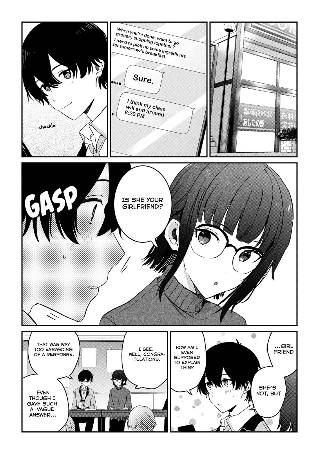 Gimai Seikatsu Chapter 28.1 page 8 - Chapter 28.1