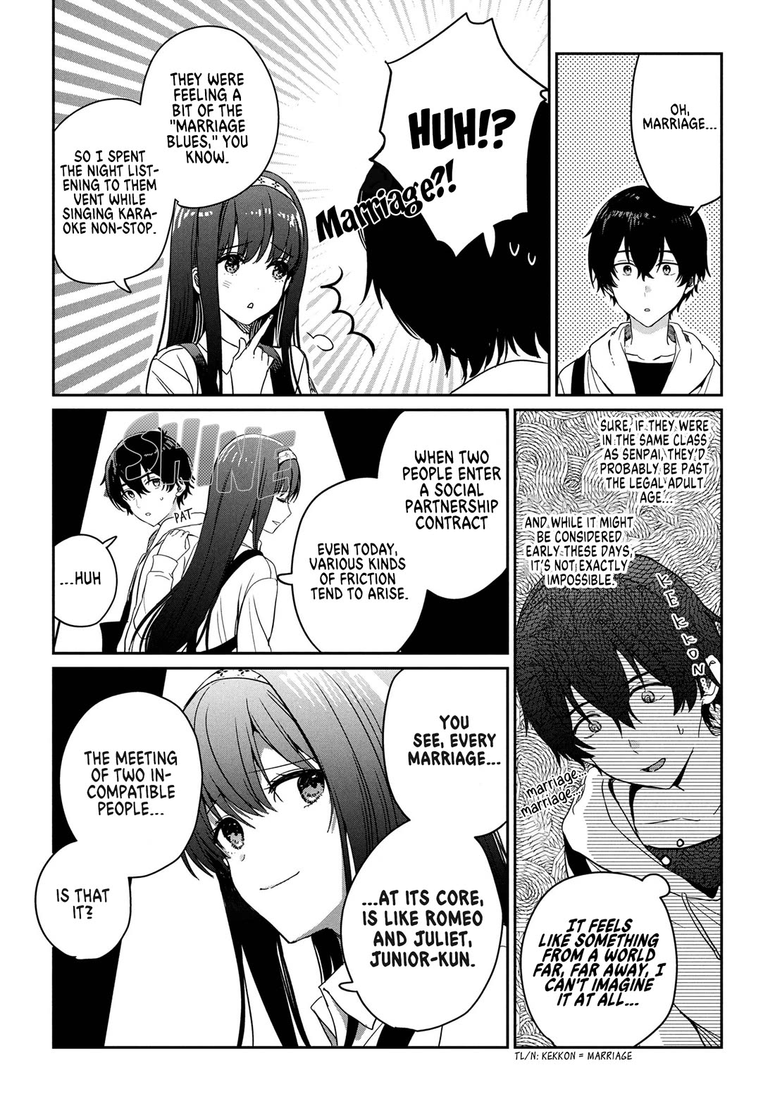 Gimai Seikatsu Chapter 31.1 page 8 - Chapter 31.1