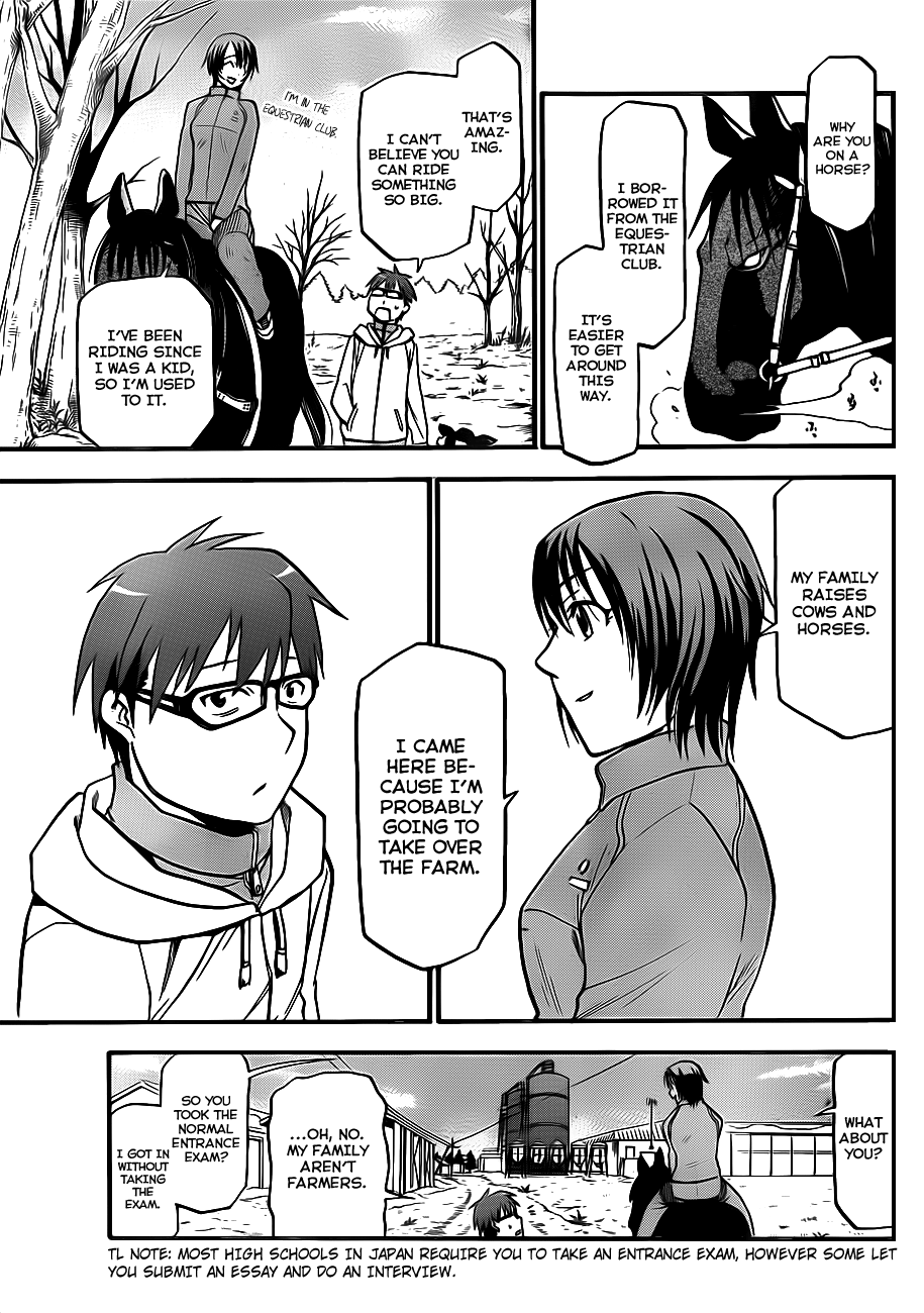 Gin no Saji Chapter 1 page 13 - Chapter 1: Springtime (1)