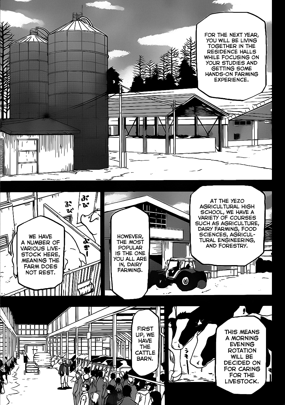 Gin no Saji Chapter 1 page 5 - Chapter 1: Springtime (1)