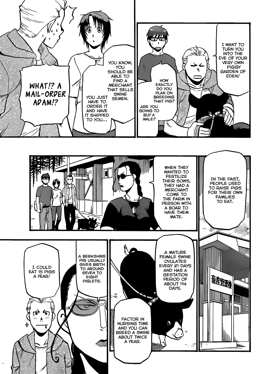 Gin no Saji Chapter 100 page 15 - Chapter 100: The Four Seasons (3)