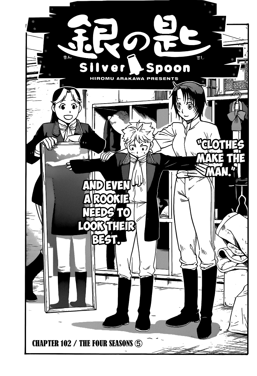 Gin no Saji Chapter 102 page 2 - Chapter 102: The Four Seasons (5)