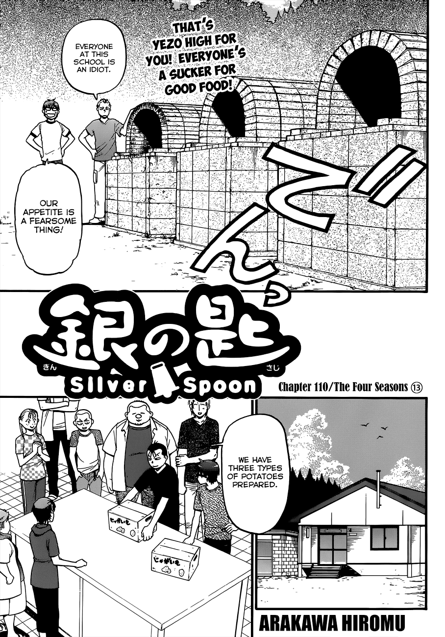 Gin no Saji Chapter 110 page 4 - Chapter 110: The Four Seasons (13)