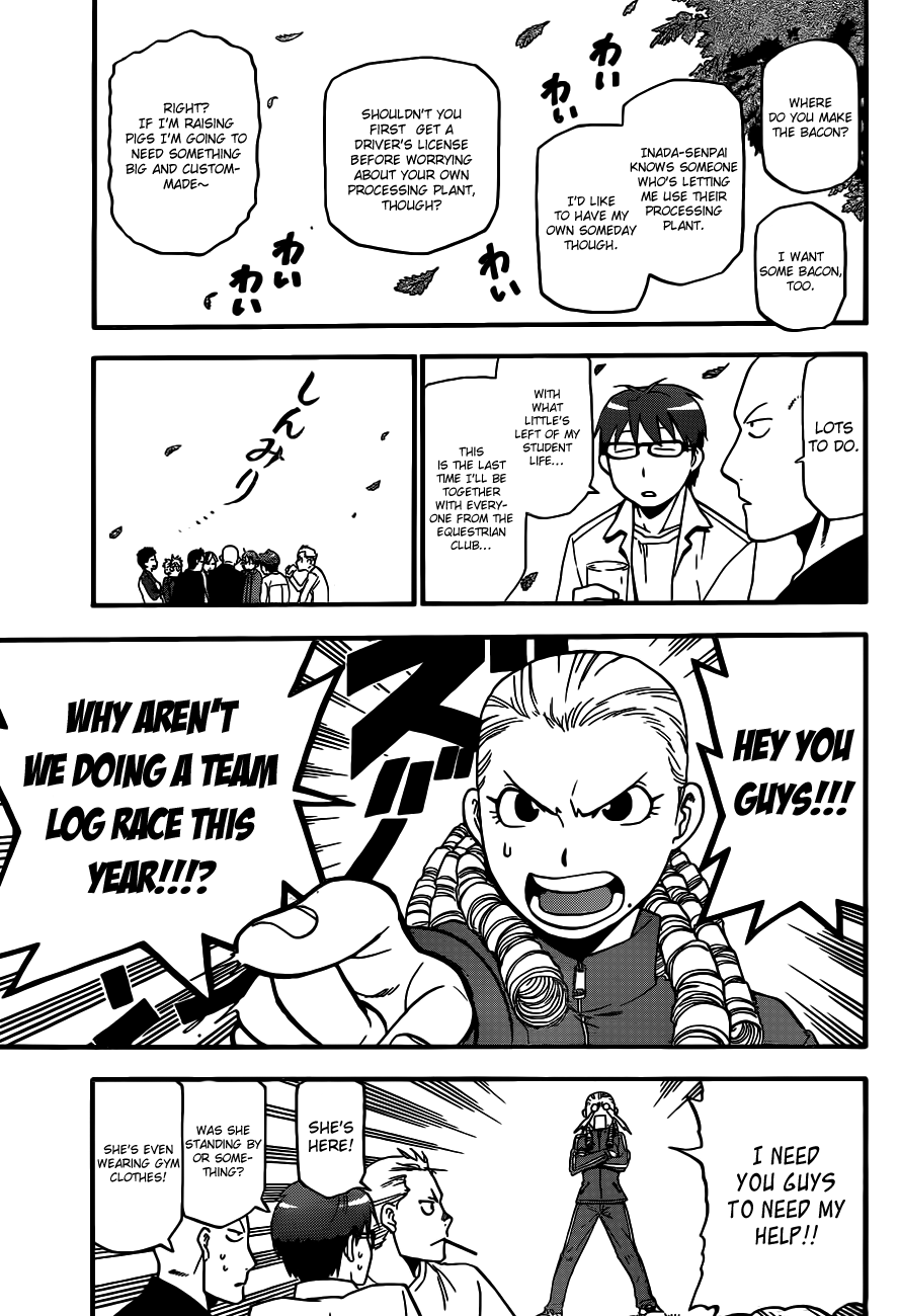 Gin no Saji Chapter 115 page 15 - Chapter 115: The Four Seasons (18)