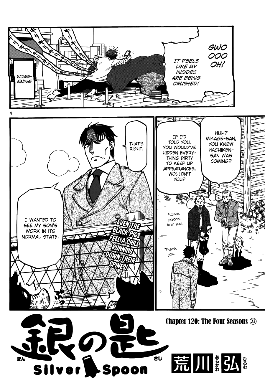 Gin no Saji Chapter 120 page 6 - Chapter 120: The Four Seasons (23)