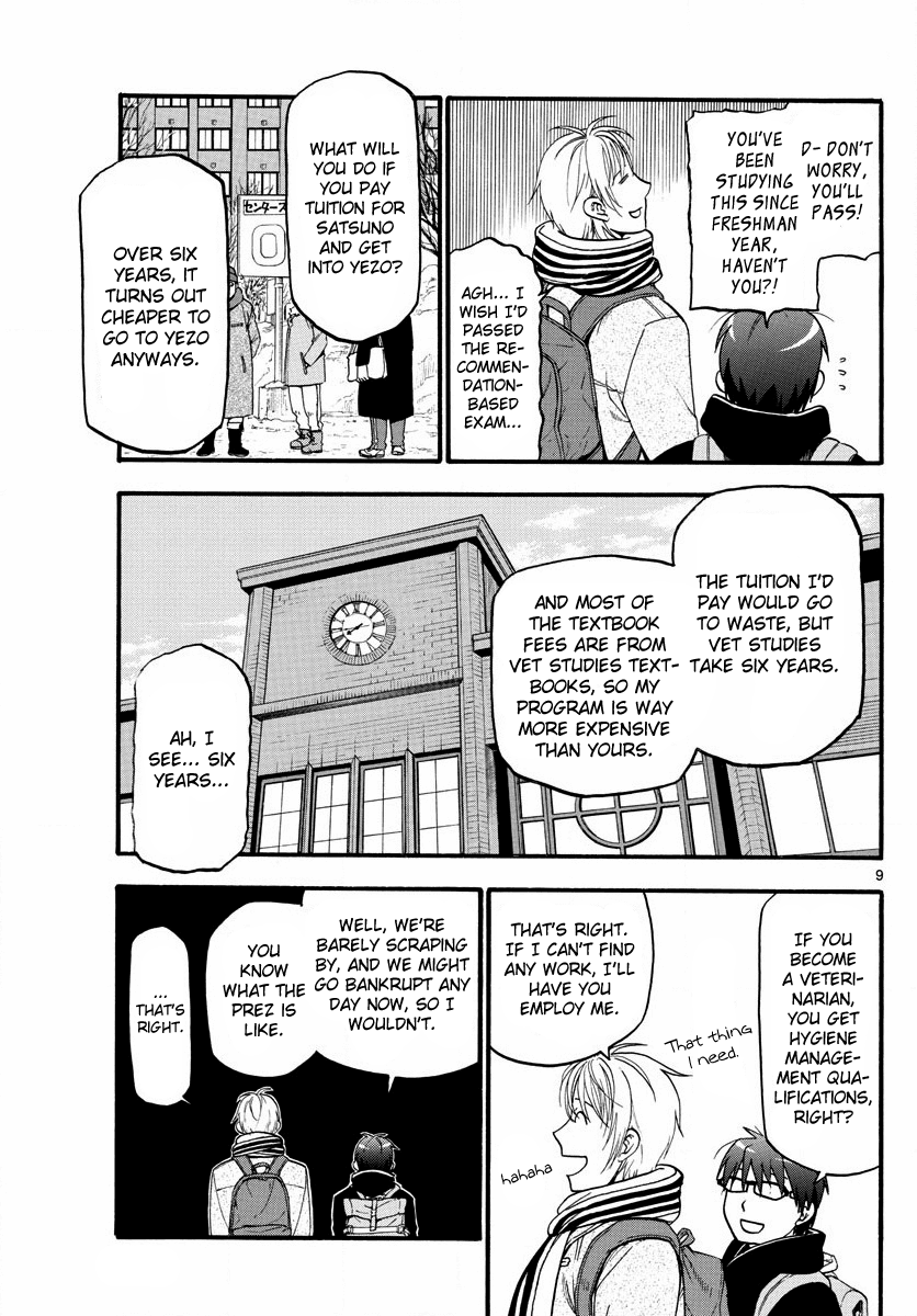 Gin no Saji Chapter 124 page 12 - Chapter 124: The Four Seasons ㉗