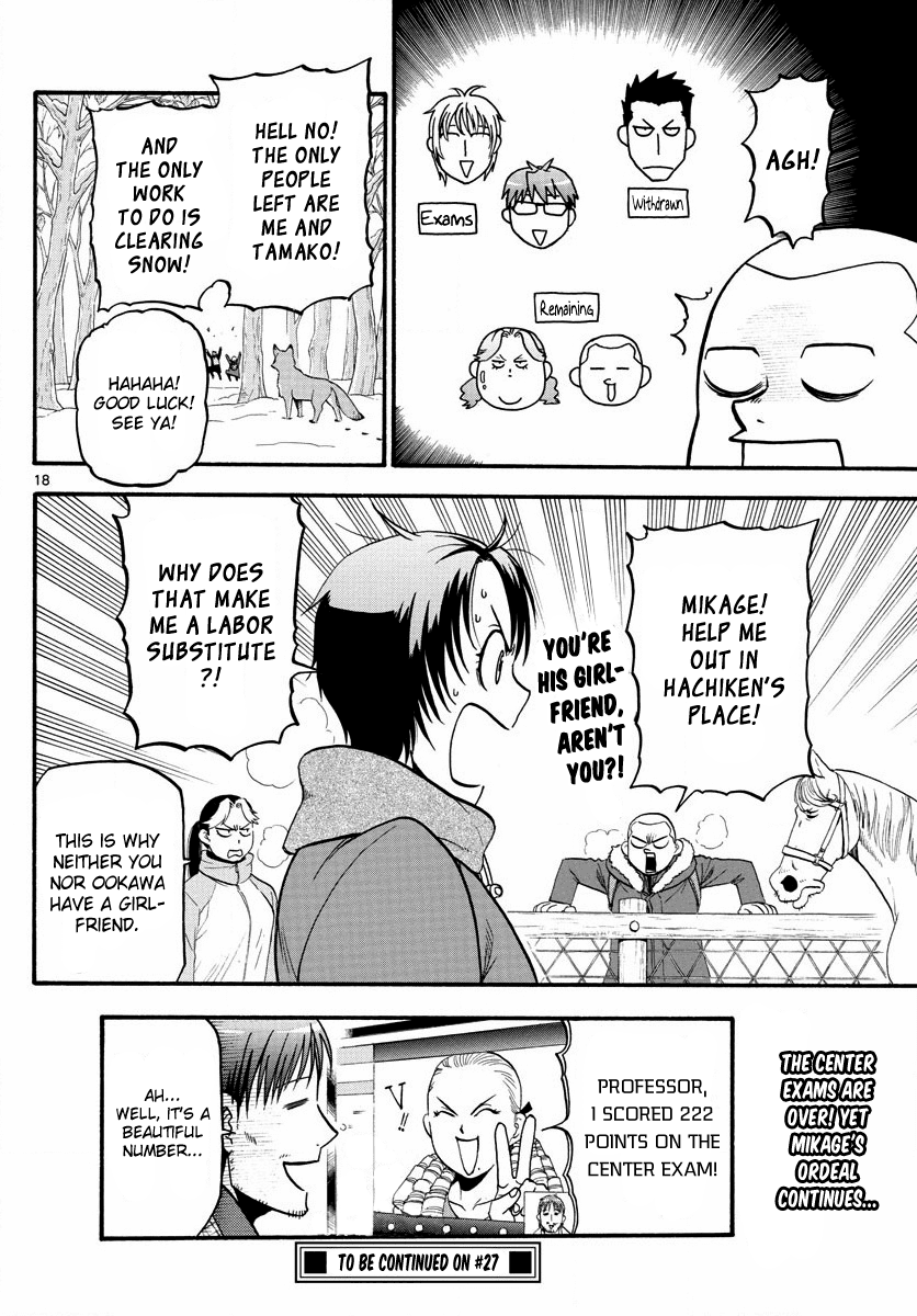 Gin no Saji Chapter 124 page 21 - Chapter 124: The Four Seasons ㉗