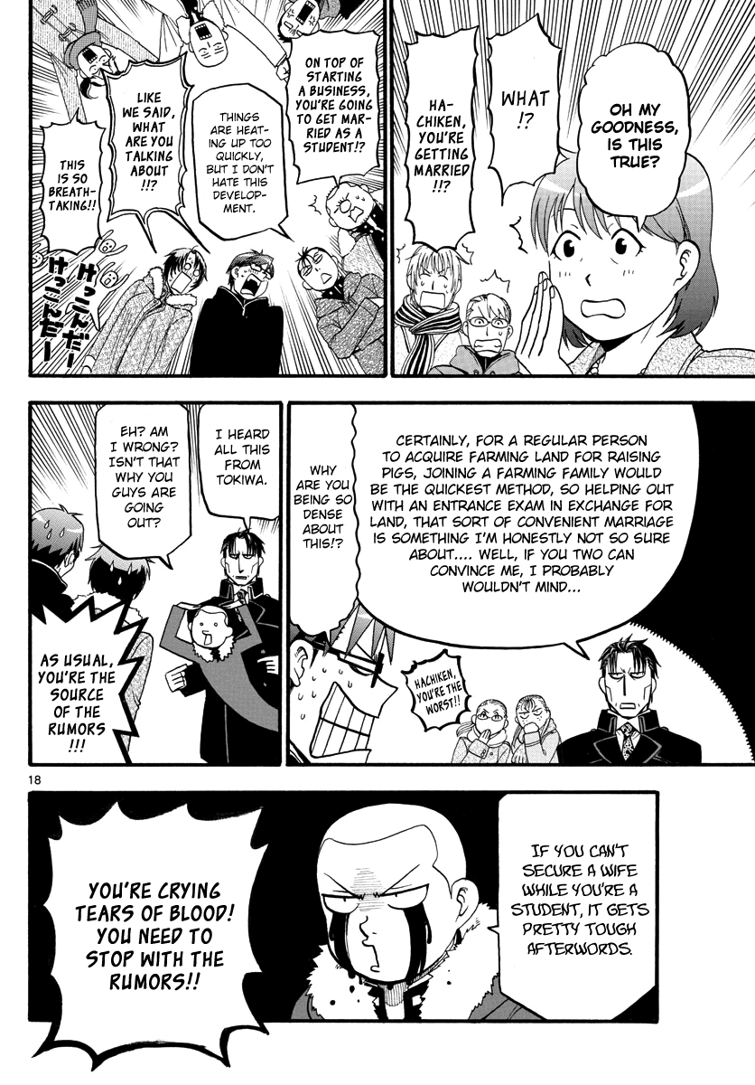 Gin no Saji Chapter 127 page 19 - Chapter 127: The Four Seasons ㉚