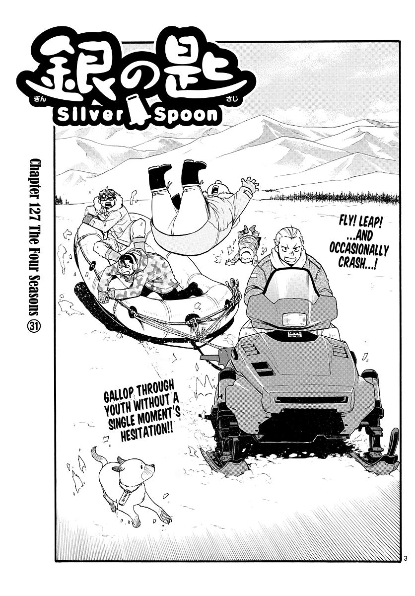 Gin no Saji Chapter 128 page 4 - Chapter 128: The Four Seasons ㉛