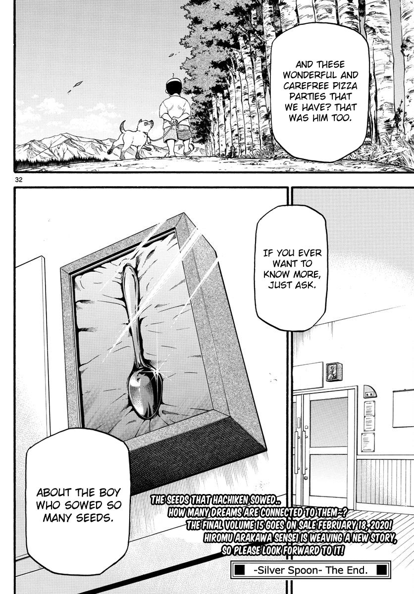 Gin no Saji Chapter 131 page 35 - Chapter 131: The Story of Yuugo Hachiken [END]
