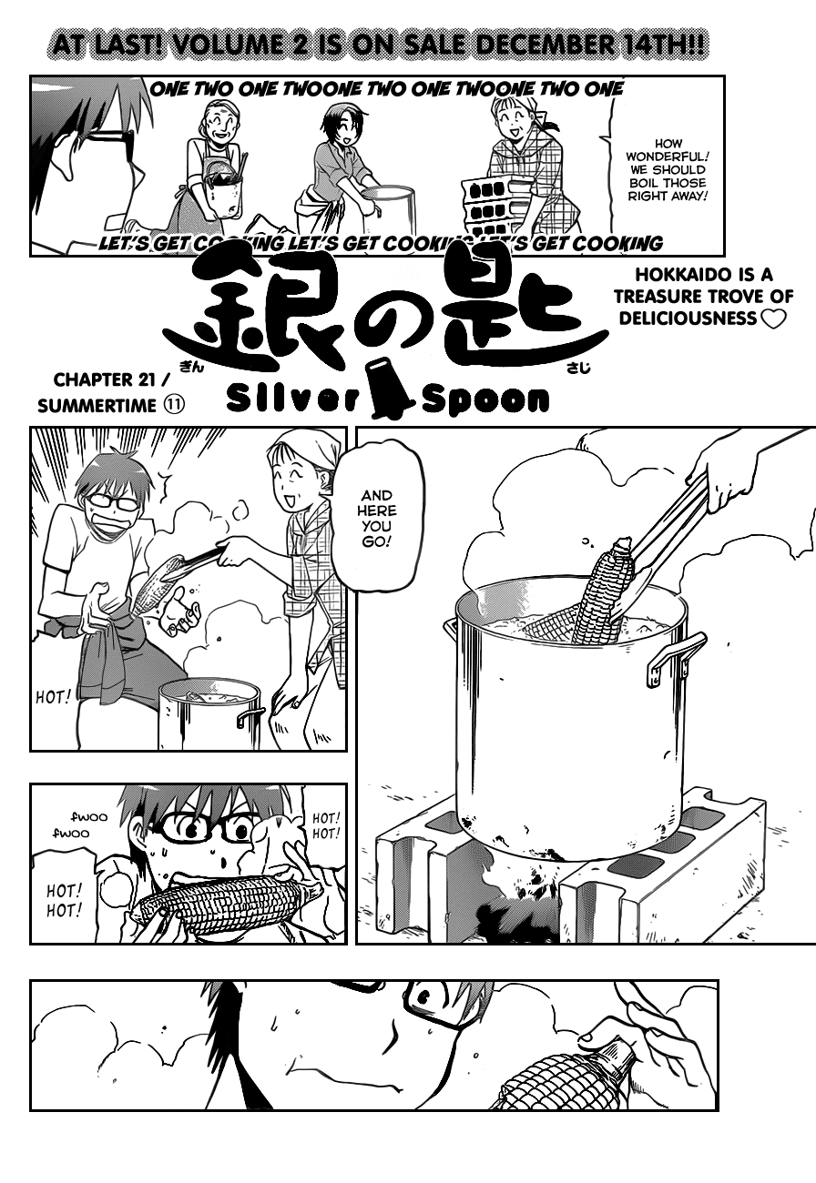 Gin no Saji Chapter 21 page 3 - Chapter 21: Summertime (11)