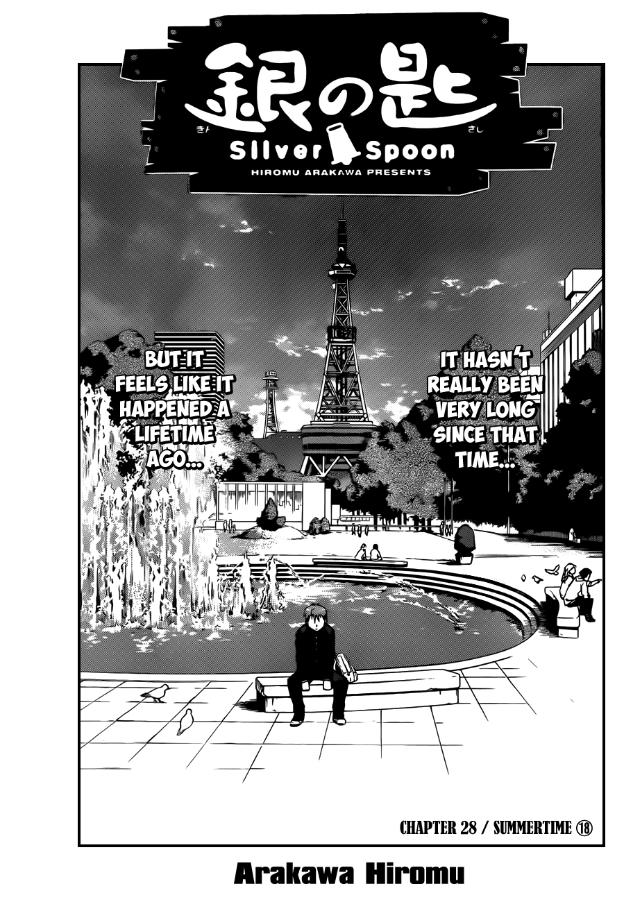 Gin no Saji Chapter 28 page 2 - Chapter 28: Summertime (18)