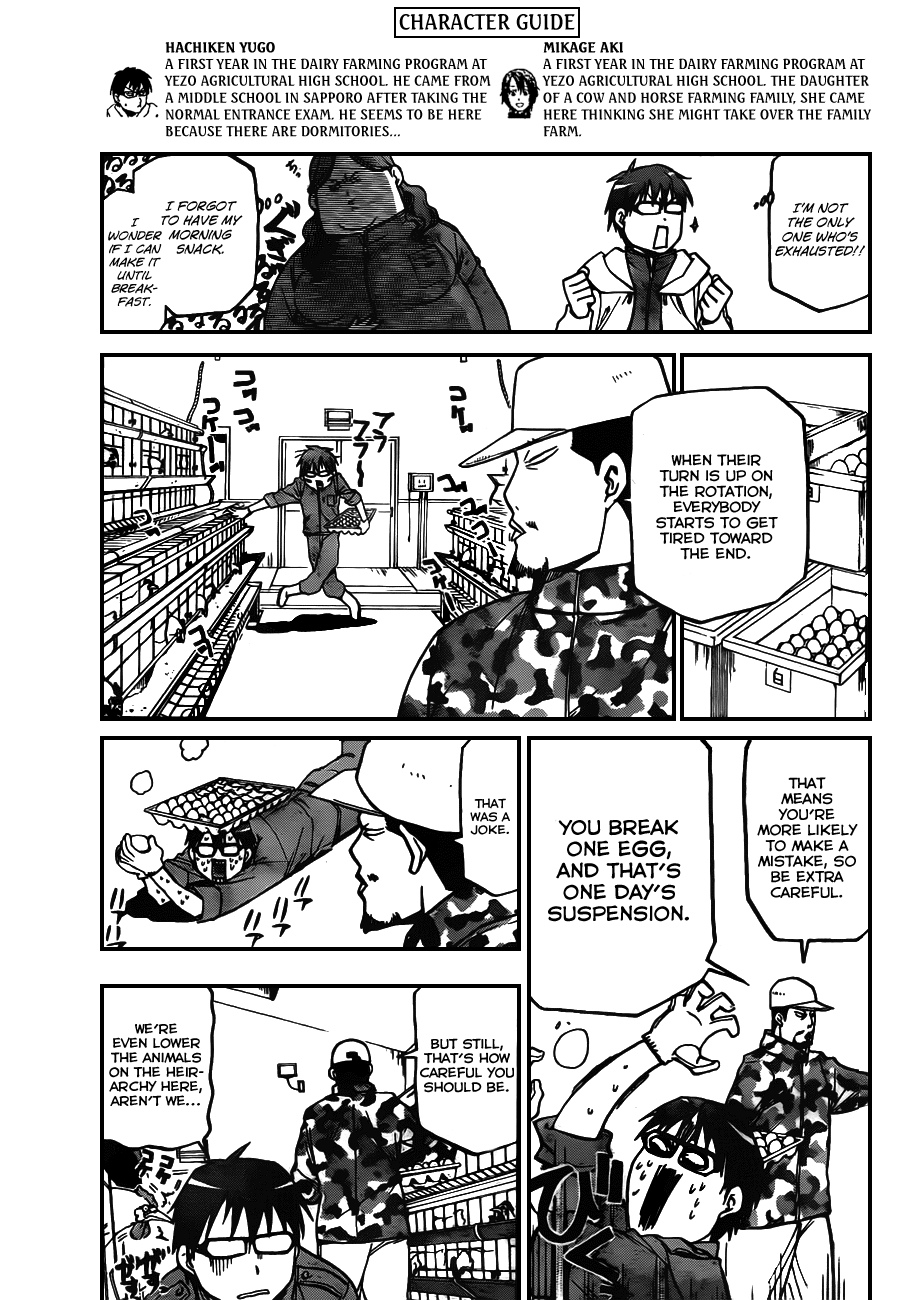 Gin no Saji Chapter 3 page 6 - Chapter 3: Springtime (3)