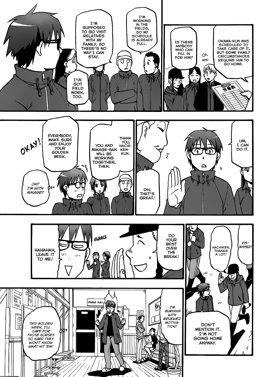 Gin no Saji Chapter 4 page 17 - Chapter 4: Springtime (4)