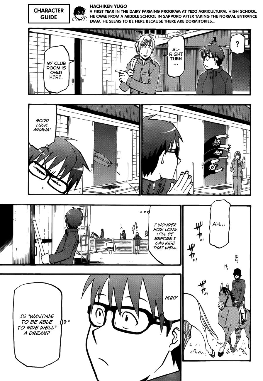 Gin no Saji Chapter 4 page 8 - Chapter 4: Springtime (4)