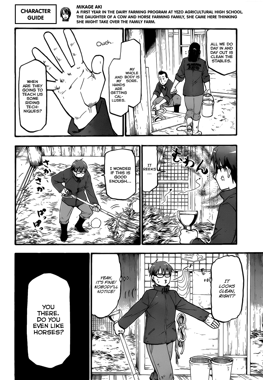 Gin no Saji Chapter 4 page 9 - Chapter 4: Springtime (4)