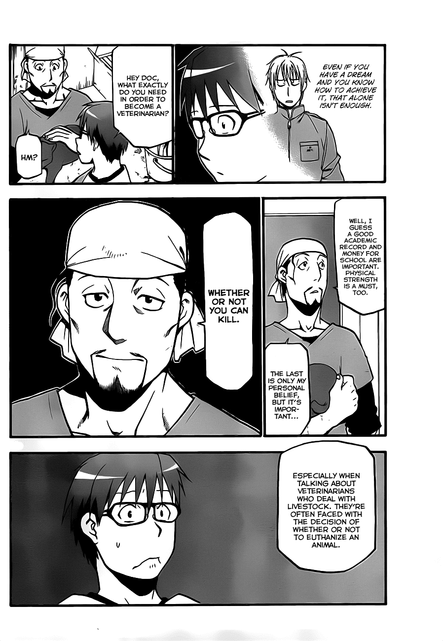 Gin no Saji Chapter 6 page 14 - Chapter 6: Springtime (6)